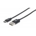 Cable USB-C a USB A de 0.5 m